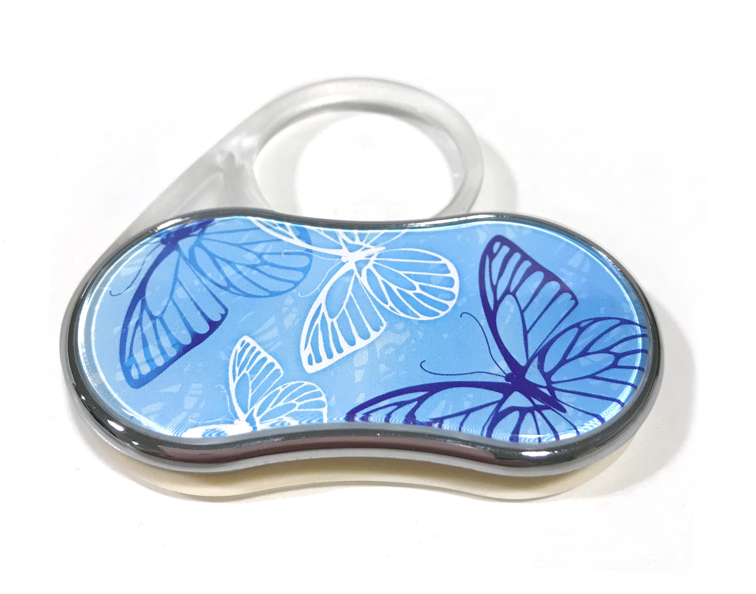 藍蝴蝶-隨身攜帶式放大鏡（附LED燈）